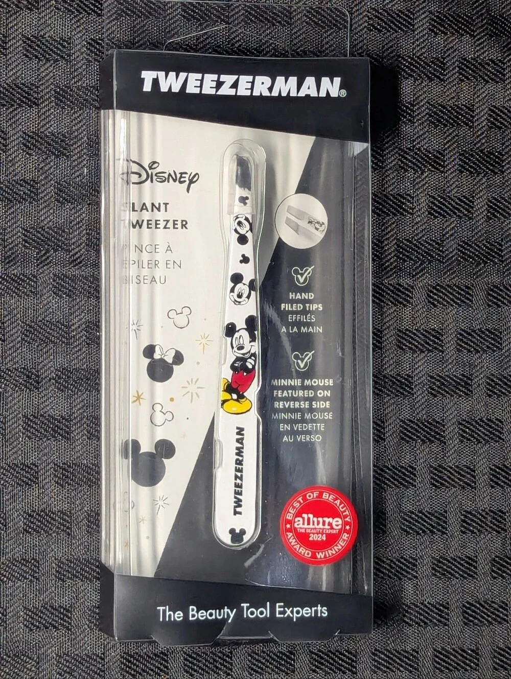 White Disney's Mickey Mouse We Got Ears Slant Tweezermans.